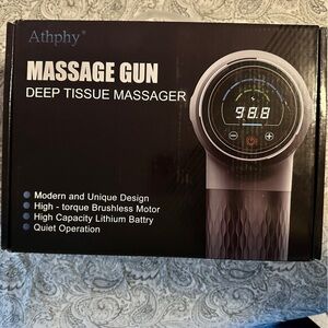Black Deep Tissue Massage Gun